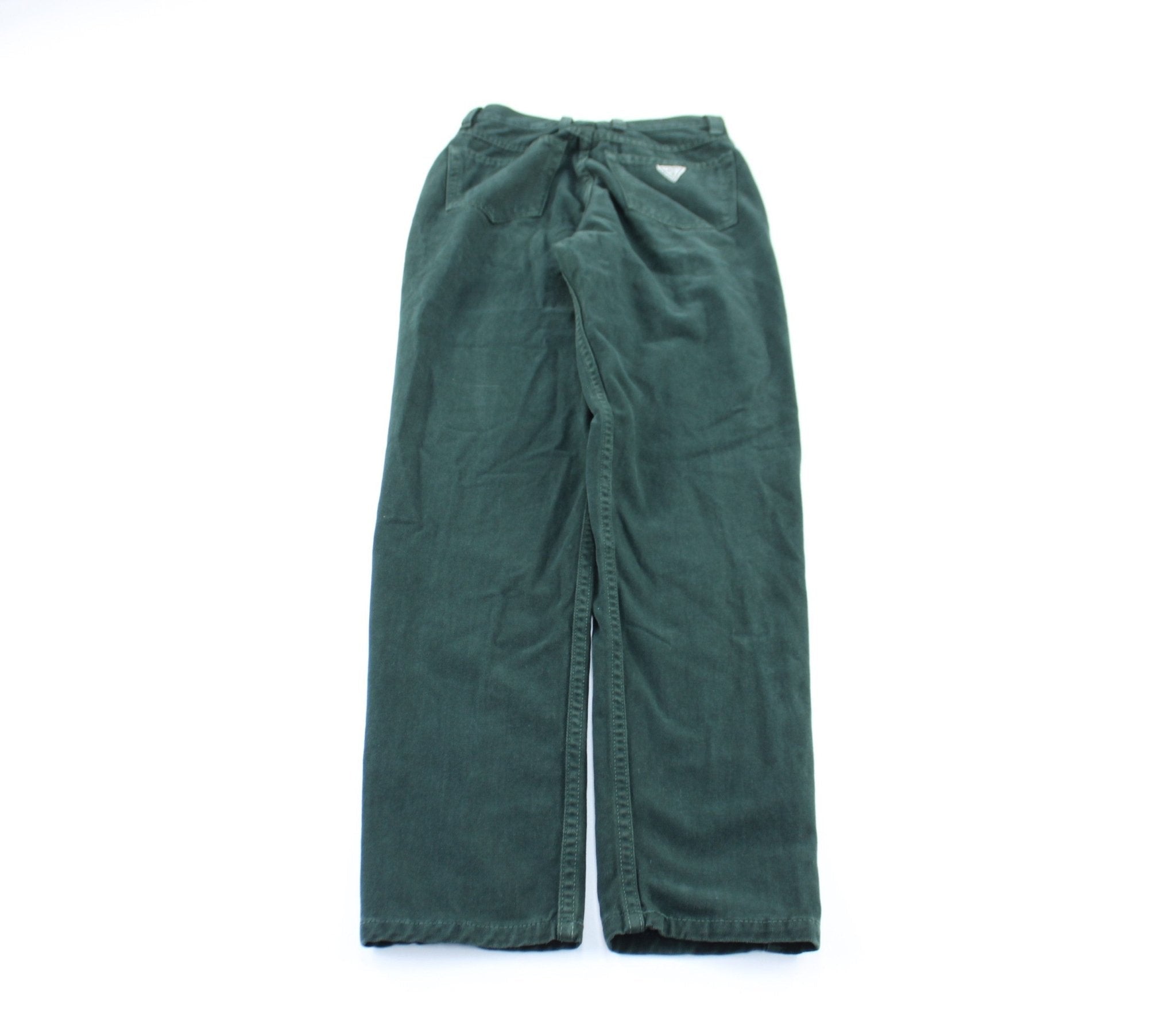 Women's Guess Logo Patch Green Denim Jeans - Pants/Shorts - Thrifted Threads