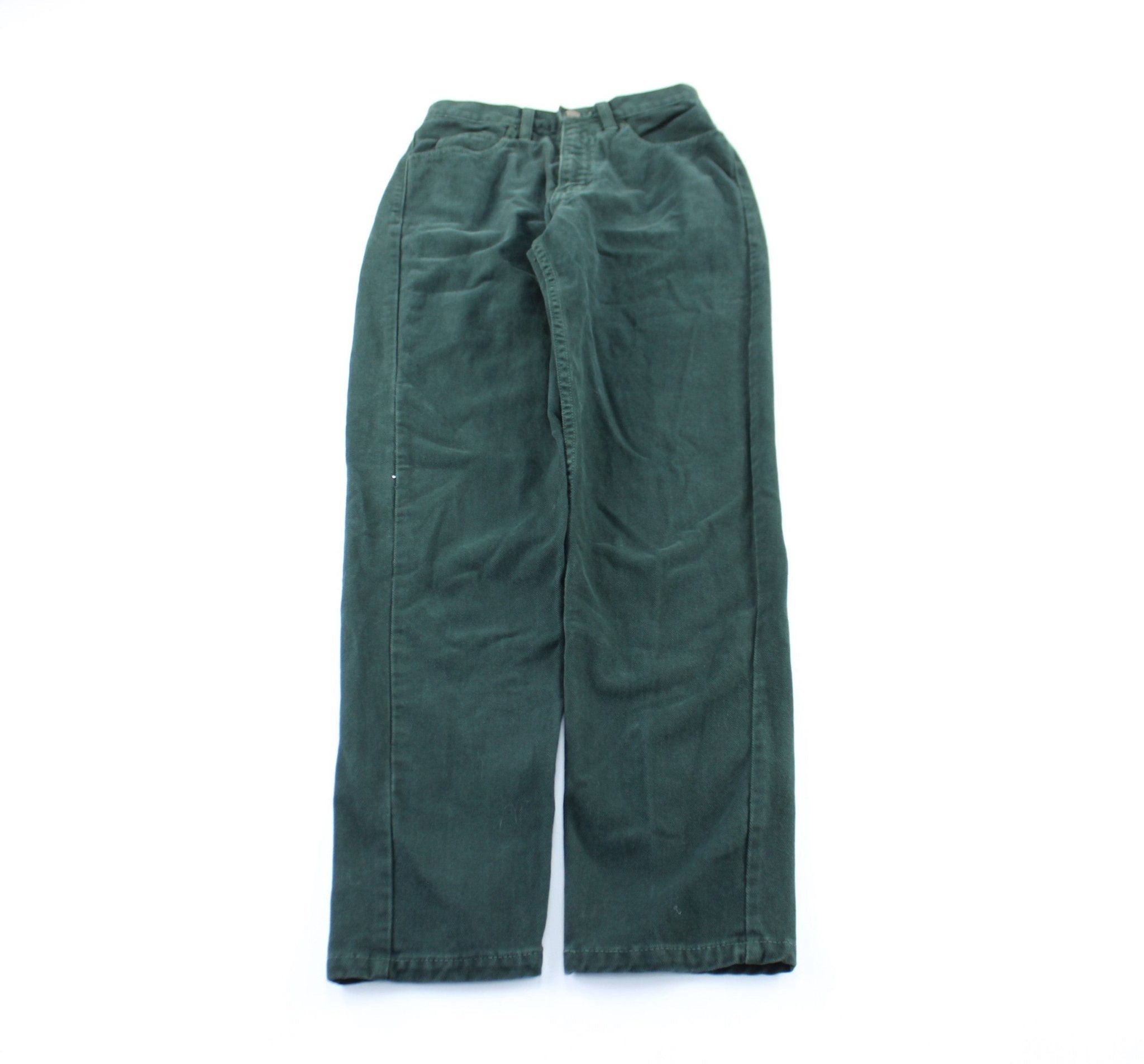 Women's Guess Logo Patch Green Denim Jeans - Pants/Shorts - Thrifted Threads