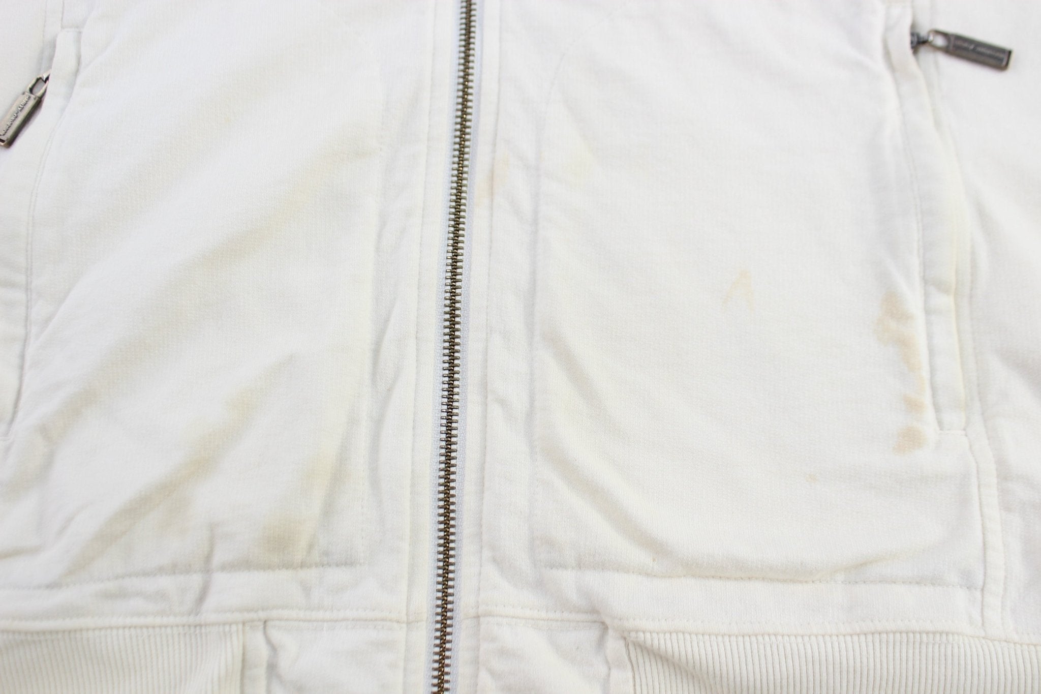 Women's Harley Davidson Embroidered White Jacket - Jacket - Thrifted Threads