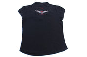 Women's Harley Davidson Motorcycles Amarillo, Texas T-Shirt - ThriftedThreads.com