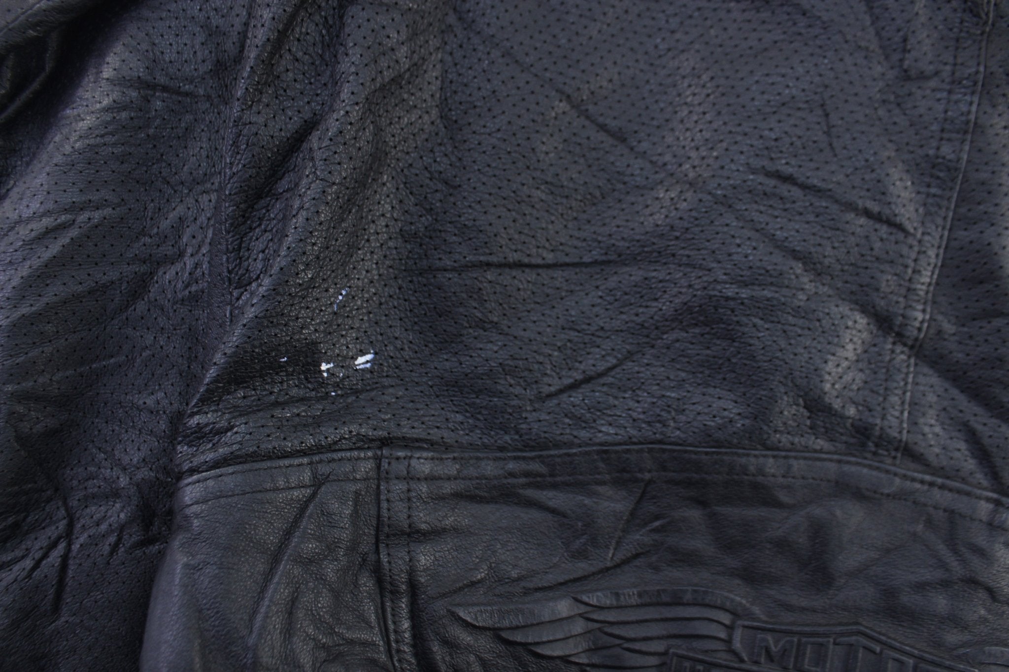 Women's Harley Davidson Motorcycles Black Leather Biker Jacket - ThriftedThreads.com