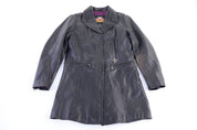 Women's Harley Davidson Motorcycles Black Leather Jacket - Jacket - Thrifted Threads