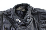 Women's Harley Davidson Motorcycles Black Leather Zip Up Jacket - ThriftedThreads.com