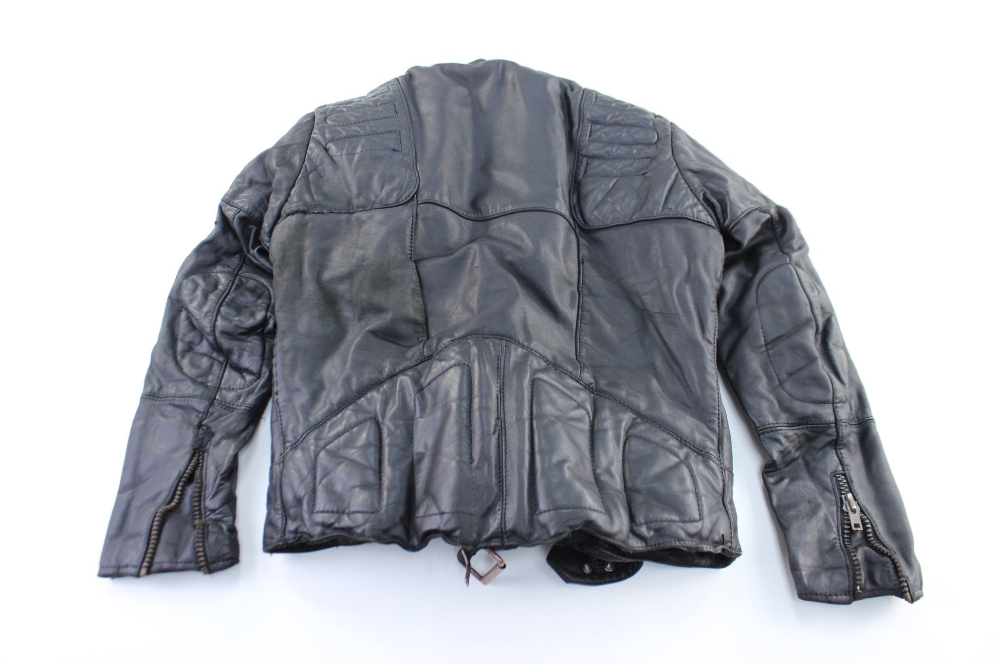 Women's Harley Davidson Motorcycles Black Leather Zip Up Jacket - ThriftedThreads.com