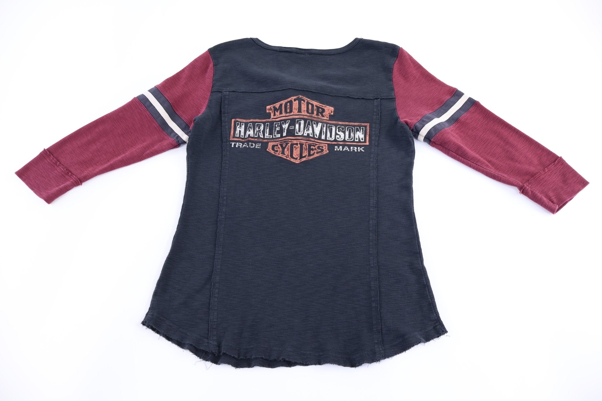 Women's Harley Davidson Motorcycles Black & Red T-shirt - Shirts & Tops - Thrifted Threads
