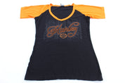 Women's Harley Davidson Motorcycles Bossler City, Louisiana T-Shirt - T-Shirts - Thrifted Threads