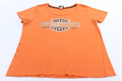 Women's Harley Davidson Motorcycles Branford, Connecticut T-Shirt - ThriftedThreads.com