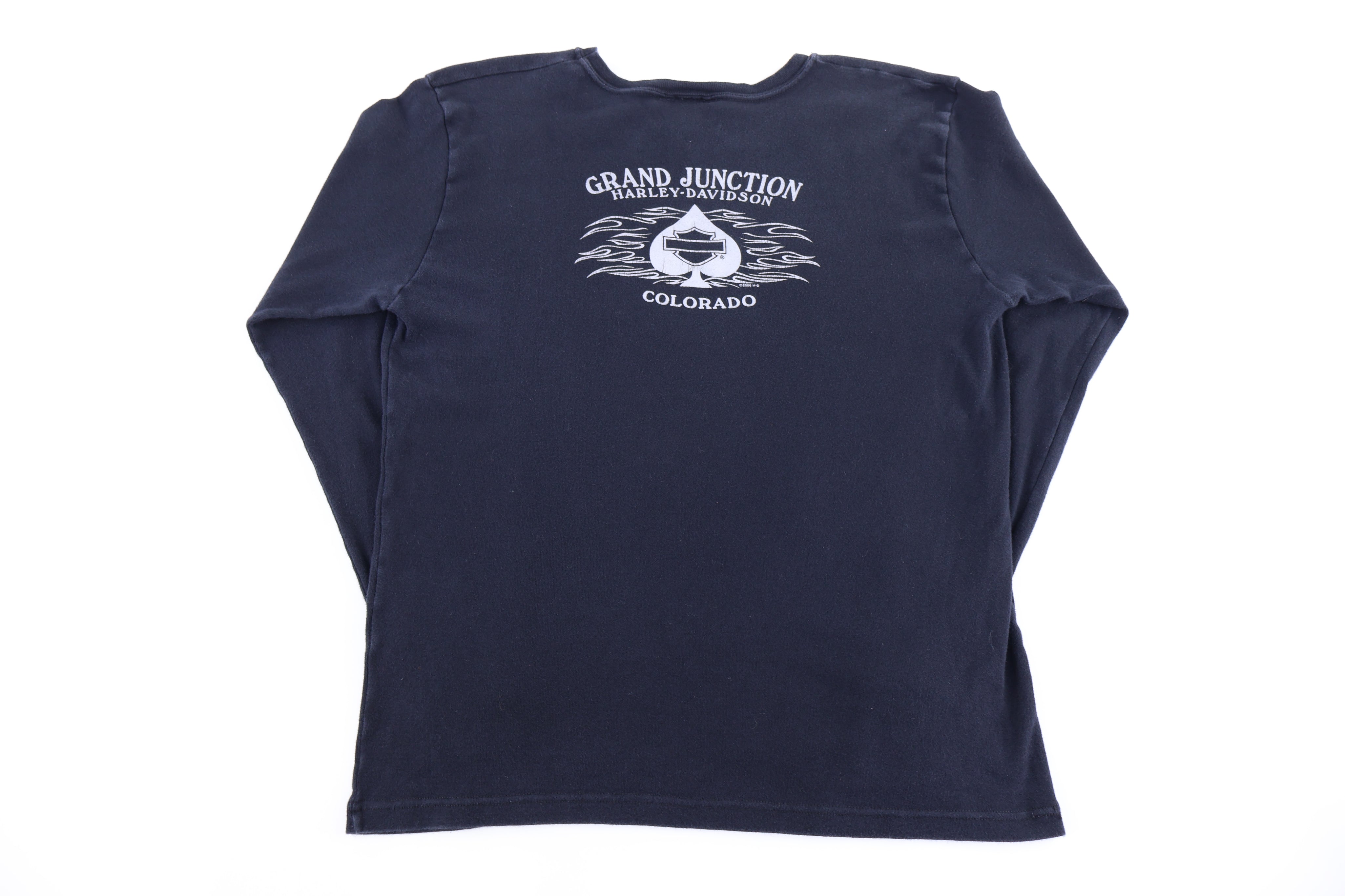 Women's Harley Davidson Motorcycles Colorado LS T-shirt - Shirts & Tops - Thrifted Threads