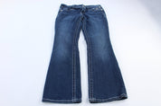 Women's Harley Davidson Motorcycles Dark Wash Denim Jeans - ThriftedThreads.com
