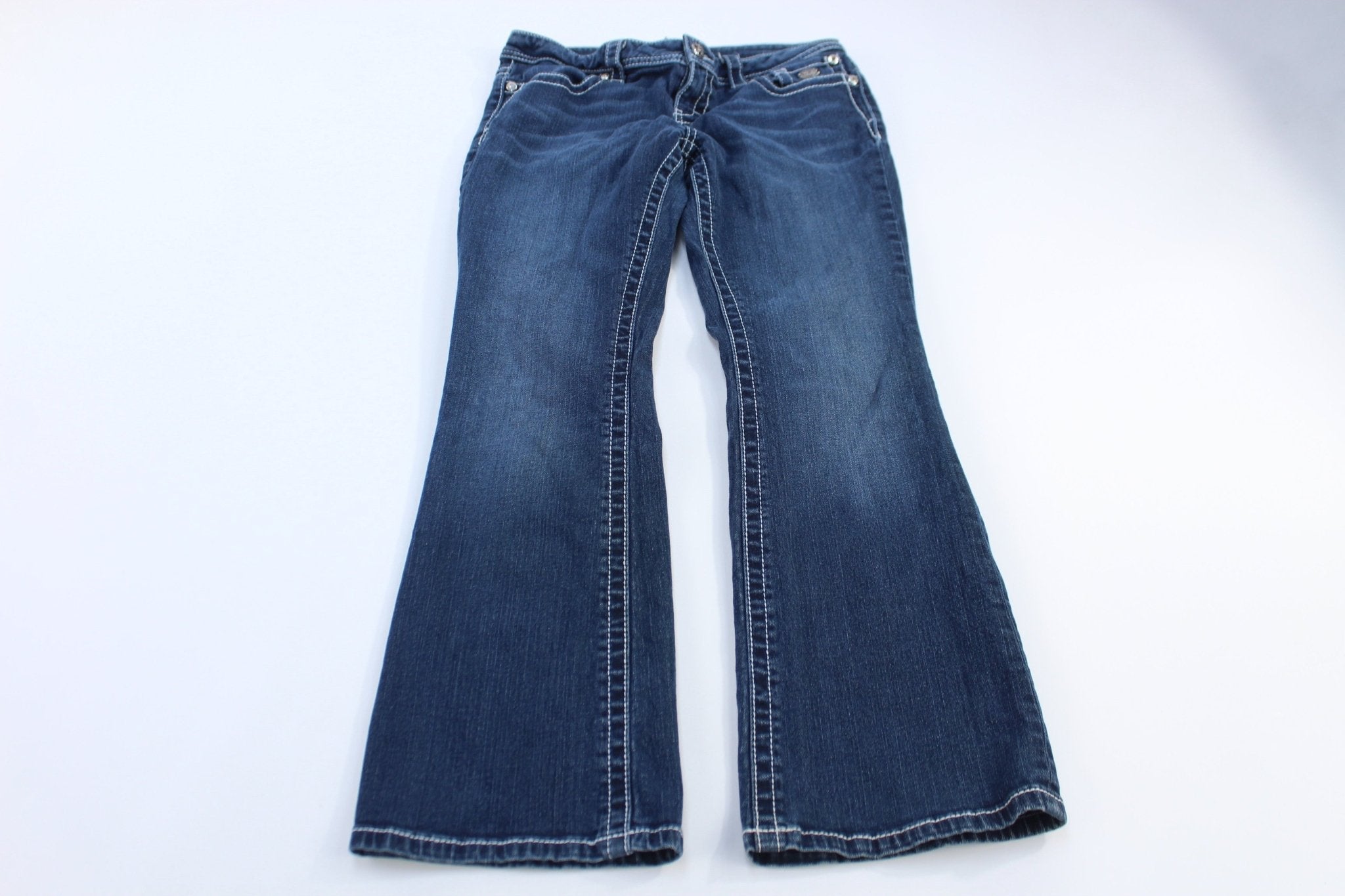 Women's Harley Davidson Motorcycles Dark Wash Denim Jeans - Pants/Shorts - Thrifted Threads