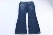 Women's Harley Davidson Motorcycles Dark Wash Denim Jeans - Pants/Shorts - Thrifted Threads