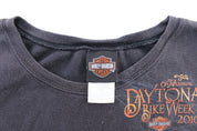 Women's Harley Davidson Motorcycles Daytona Beach, Florida T-Shirt - T-Shirt - Thrifted Threads