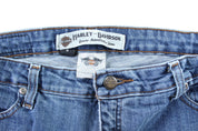 Women's Harley Davidson Motorcycles Denim Jeans - ThriftedThreads.com