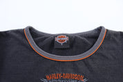 Women's Harley Davidson Motorcycles Denver, Colorado LS T-Shirt - ThriftedThreads.com