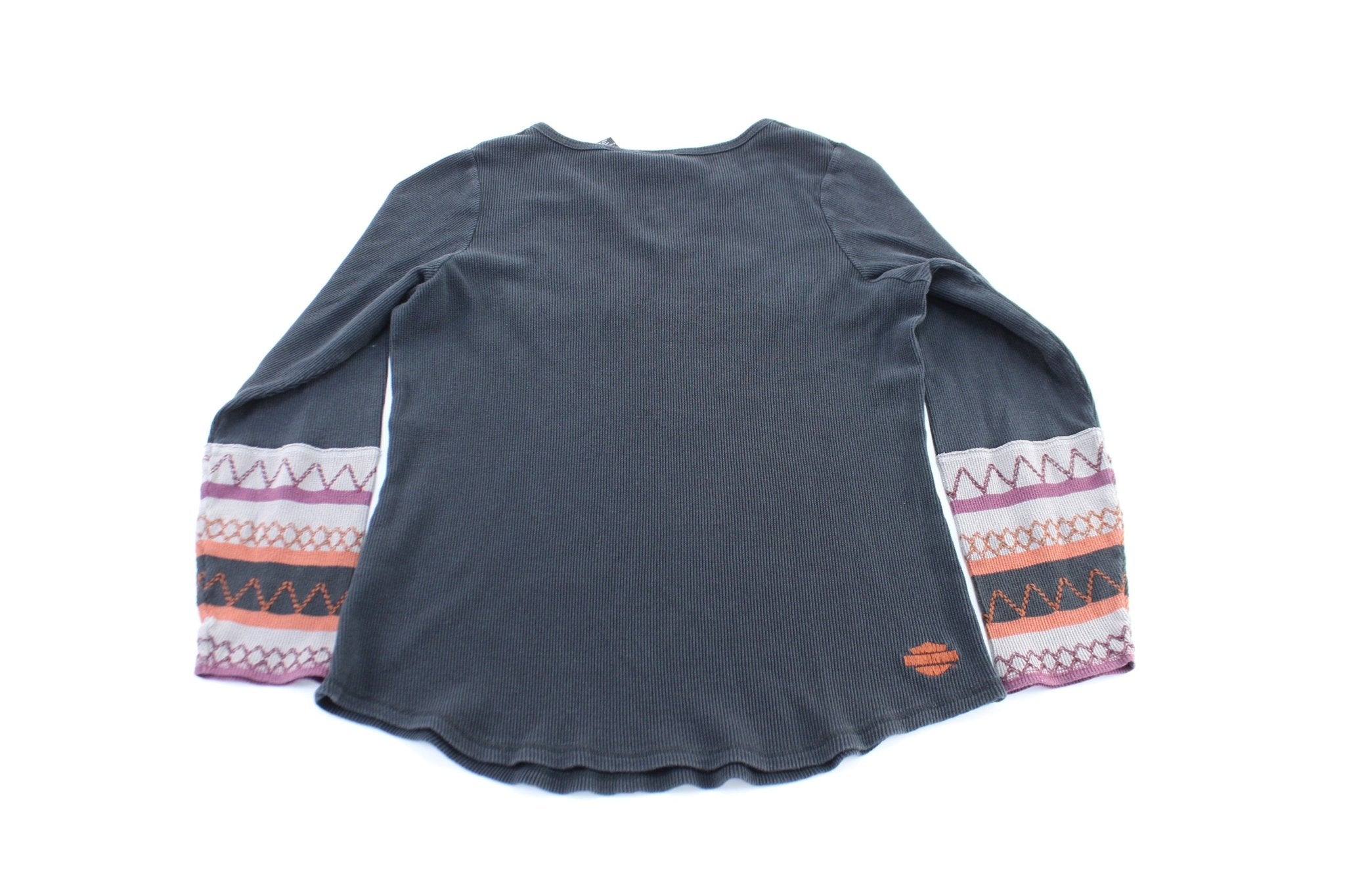 Women's Harley Davidson Motorcycles Embroidered LS T - Shirt - ThriftedThreads.com