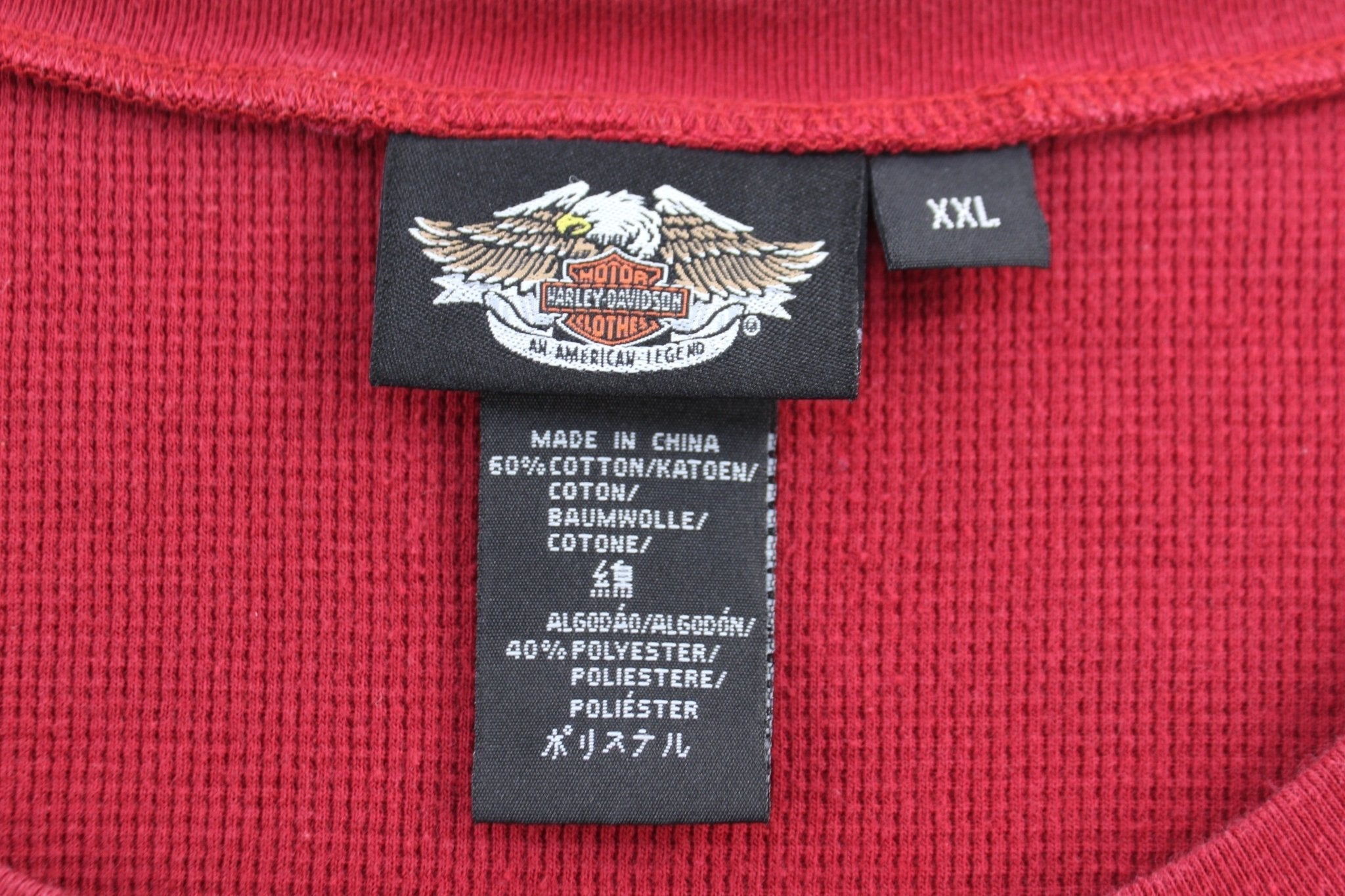 Women's Harley Davidson Motorcycles Embroidered LS T-shirt - ThriftedThreads.com