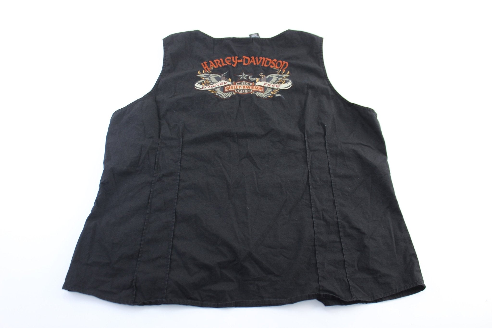 Women's Harley Davidson Motorcycles Embroidered Tank Top - ThriftedThreads.com