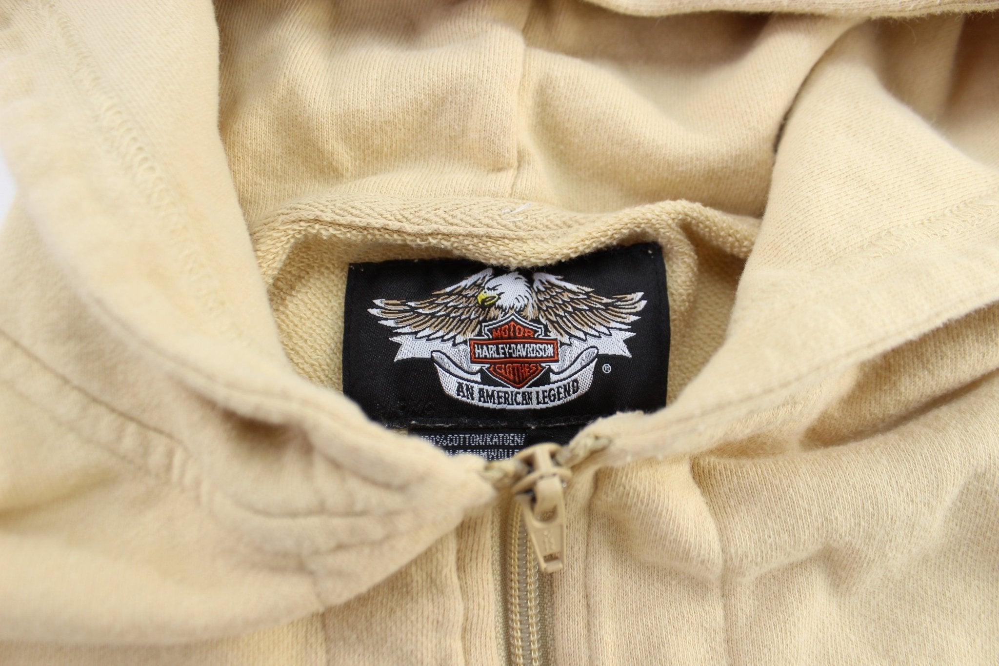 Women's Harley Davidson Motorcycles Embroidered Zip Up Hoodie - Jacket - Thrifted Threads