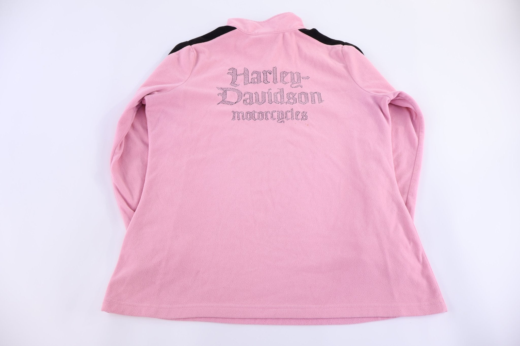 Women's Harley Davidson Motorcycles Fleece Pullover - Sweater - Thrifted Threads