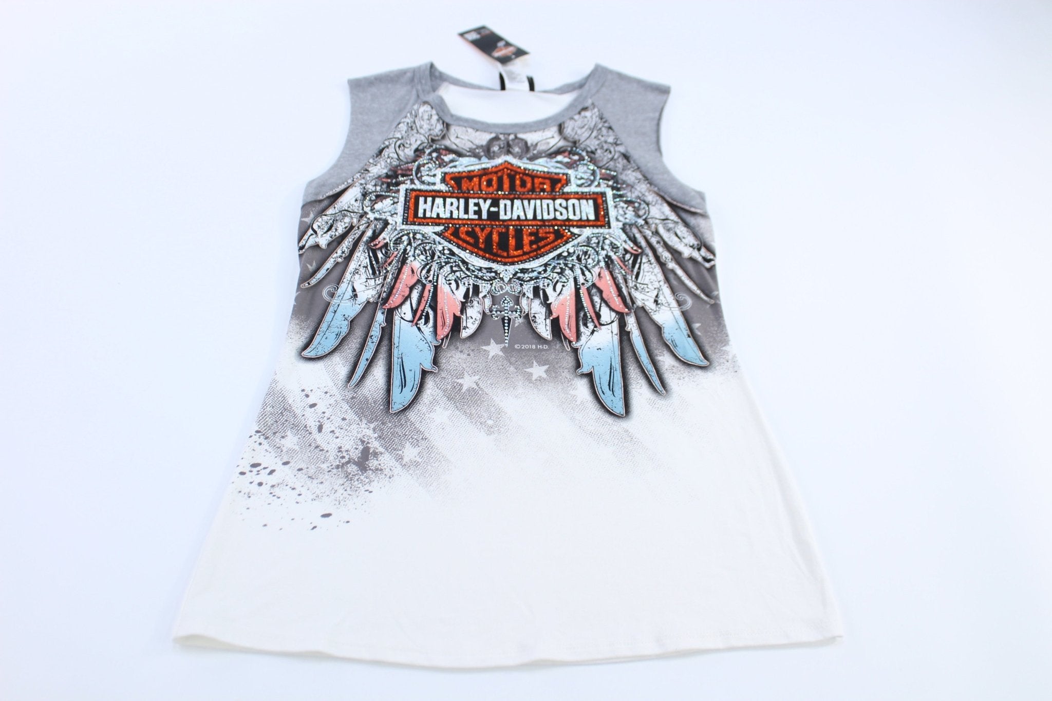 Women's Harley Davidson Motorcycles Freedom Tank Top - ThriftedThreads.com