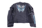 Women's Harley Davidson Motorcycles Full Zip Biker Jacket - Jacket - Thrifted Threads