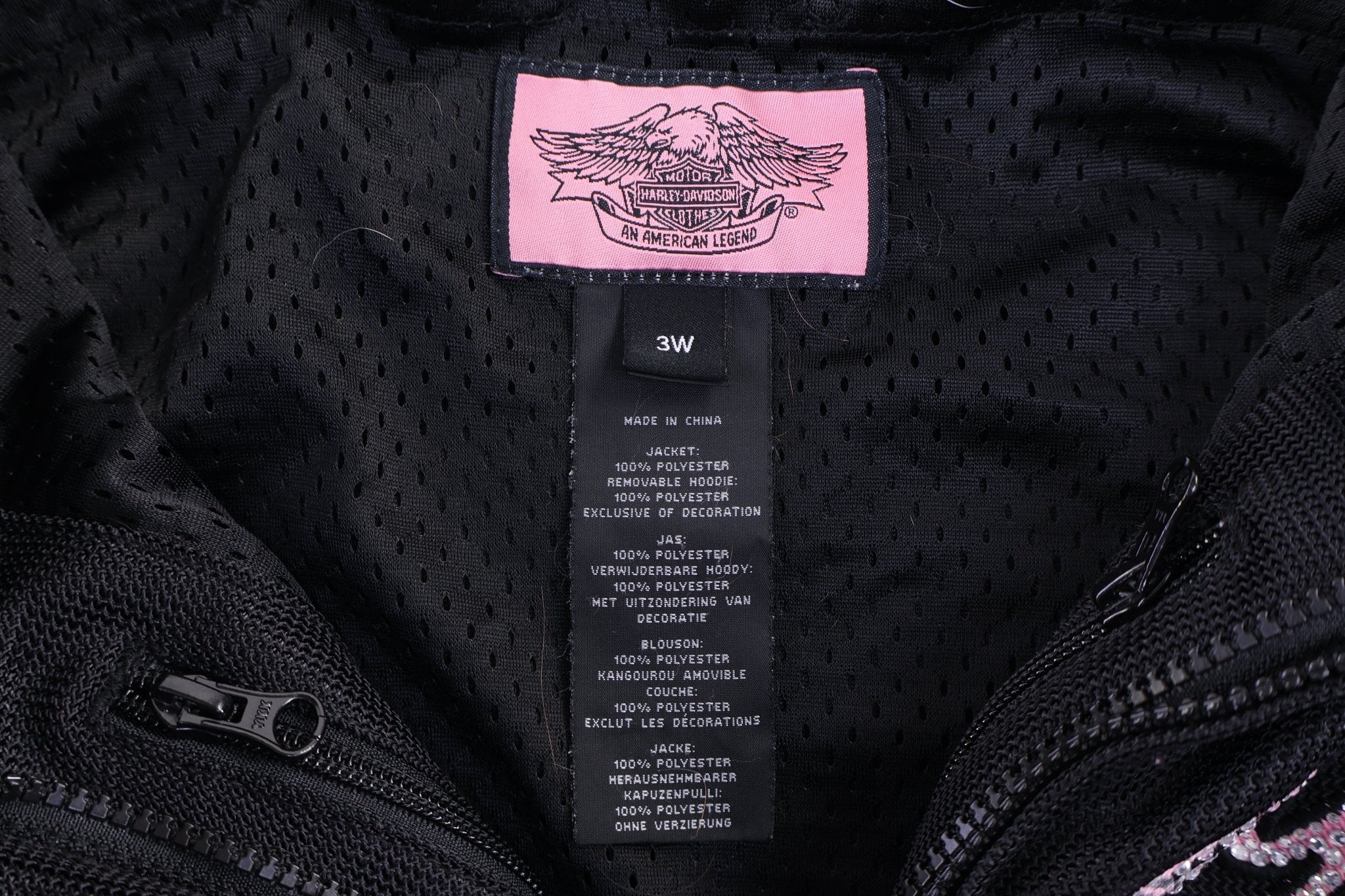 Women's Harley Davidson Motorcycles Full Zip Biker Jacket - Jacket - Thrifted Threads