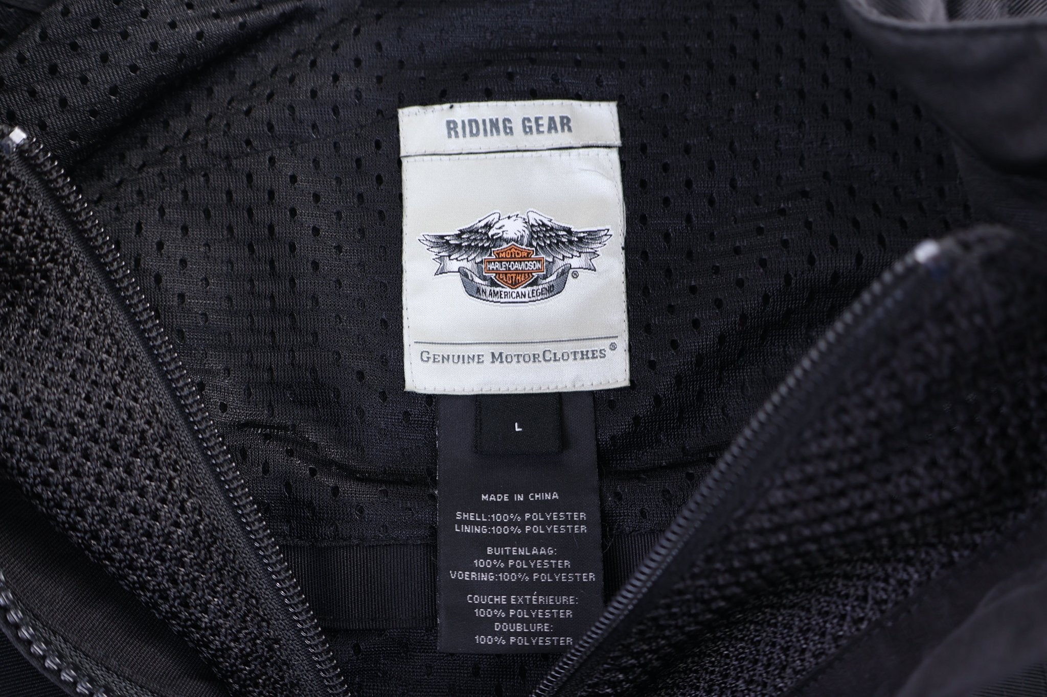 Women's Harley Davidson Motorcycles Full Zip Biker Jacket - Jacket - Thrifted Threads