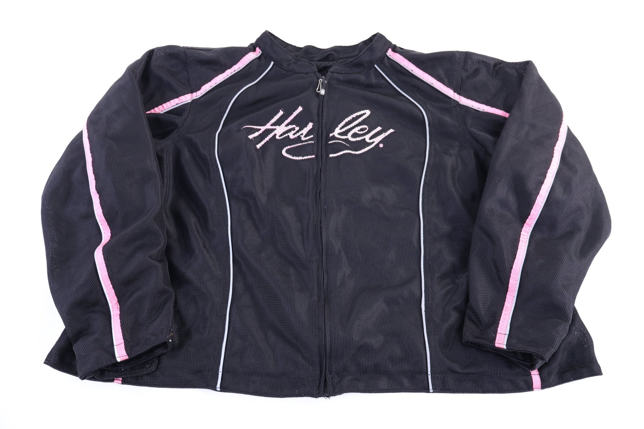 Women's Harley Davidson Motorcycles Full Zip Biker Jacket - Jacket - Thrifted Threads
