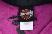 Women's Harley Davidson Motorcycles Full Zip Fleece Sweater - Sweater - Thrifted Threads