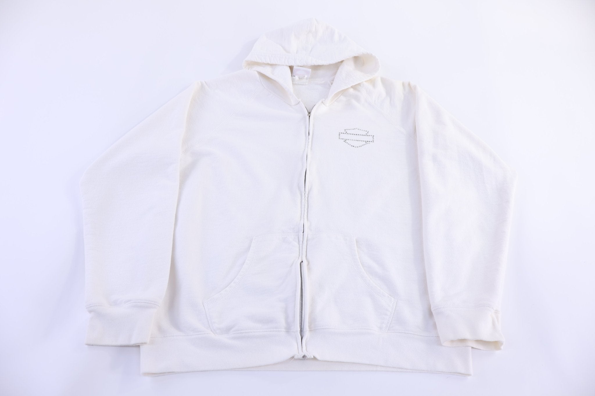 Women's Harley Davidson Motorcycles Full Zip Hoodie - Jacket - Thrifted Threads