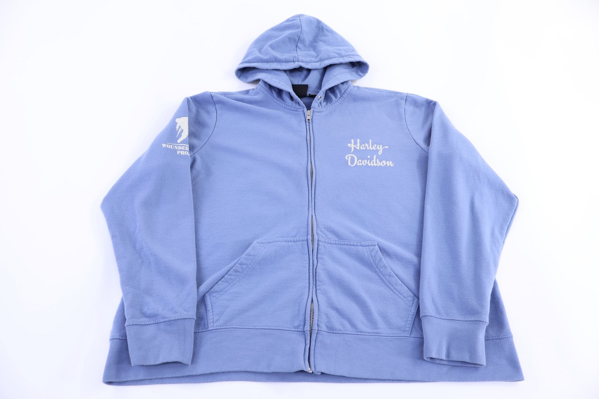 Women's Harley Davidson Motorcycles Full Zip Hoodie - Jacket - Thrifted Threads