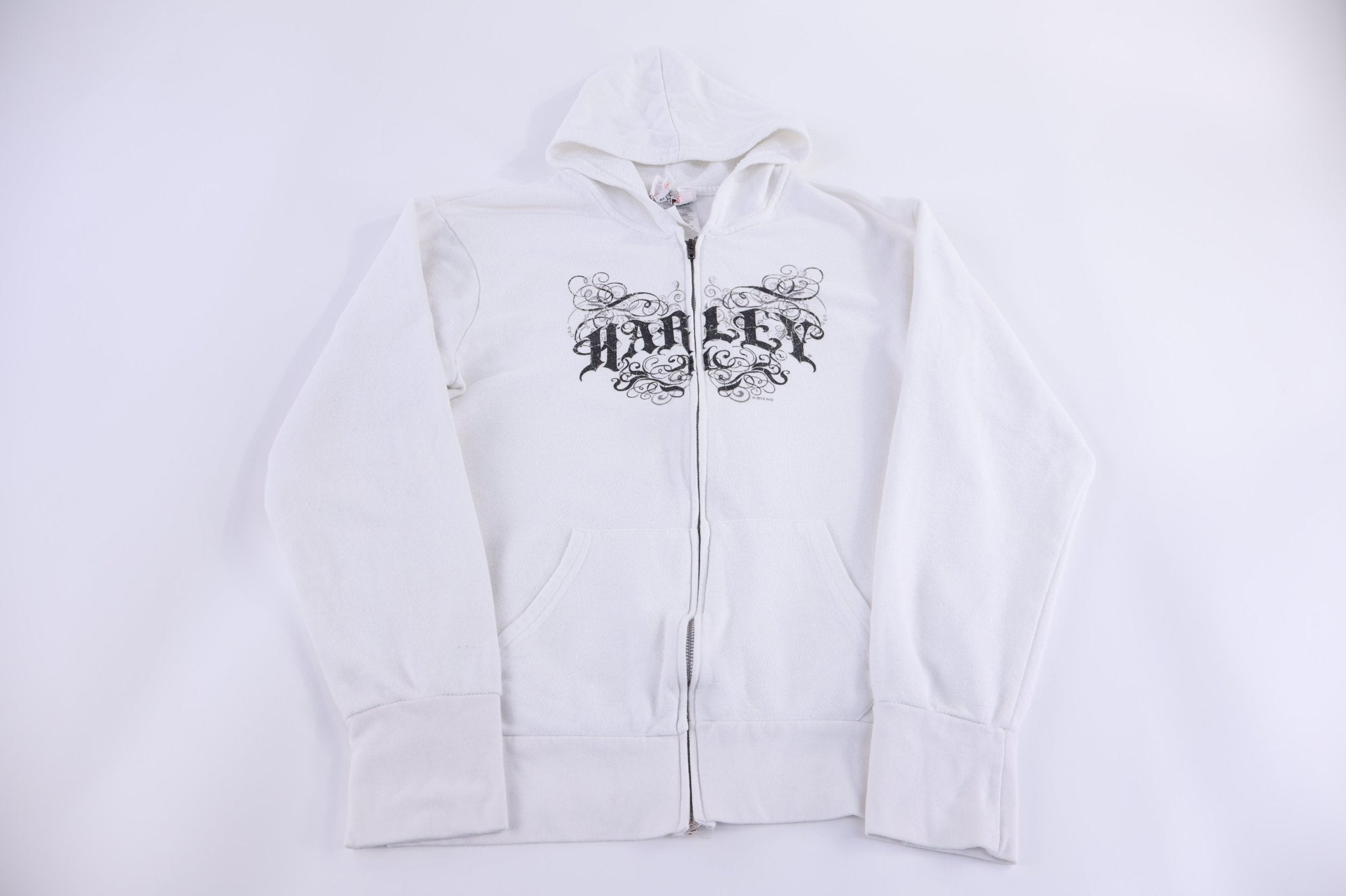Women's Harley Davidson Motorcycles Full Zip Hoodie - Jacket - Thrifted Threads
