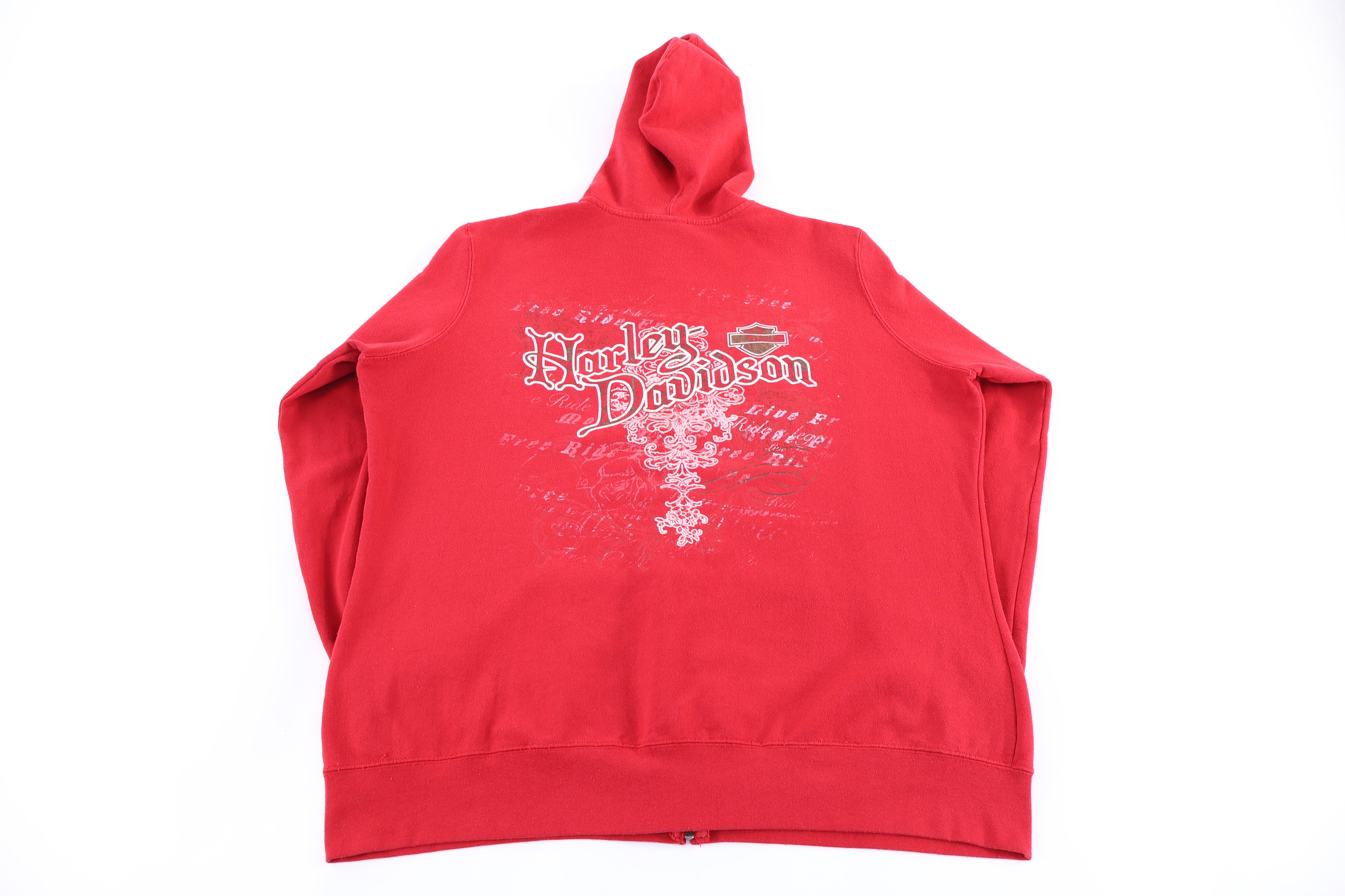 Women's Harley Davidson Motorcycles Full Zip Hoodie - Jacket - Thrifted Threads
