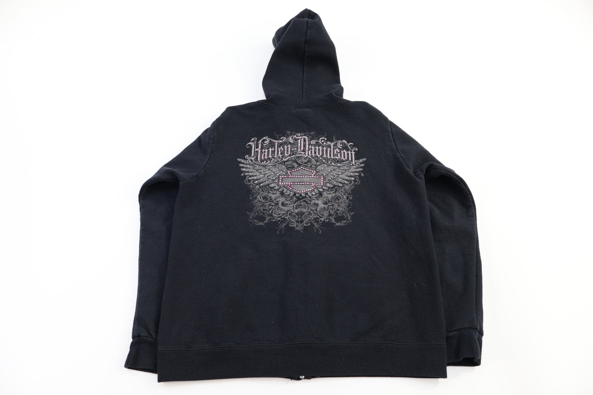 Women's Harley Davidson Motorcycles Full Zip Jacket - Jacket - Thrifted Threads