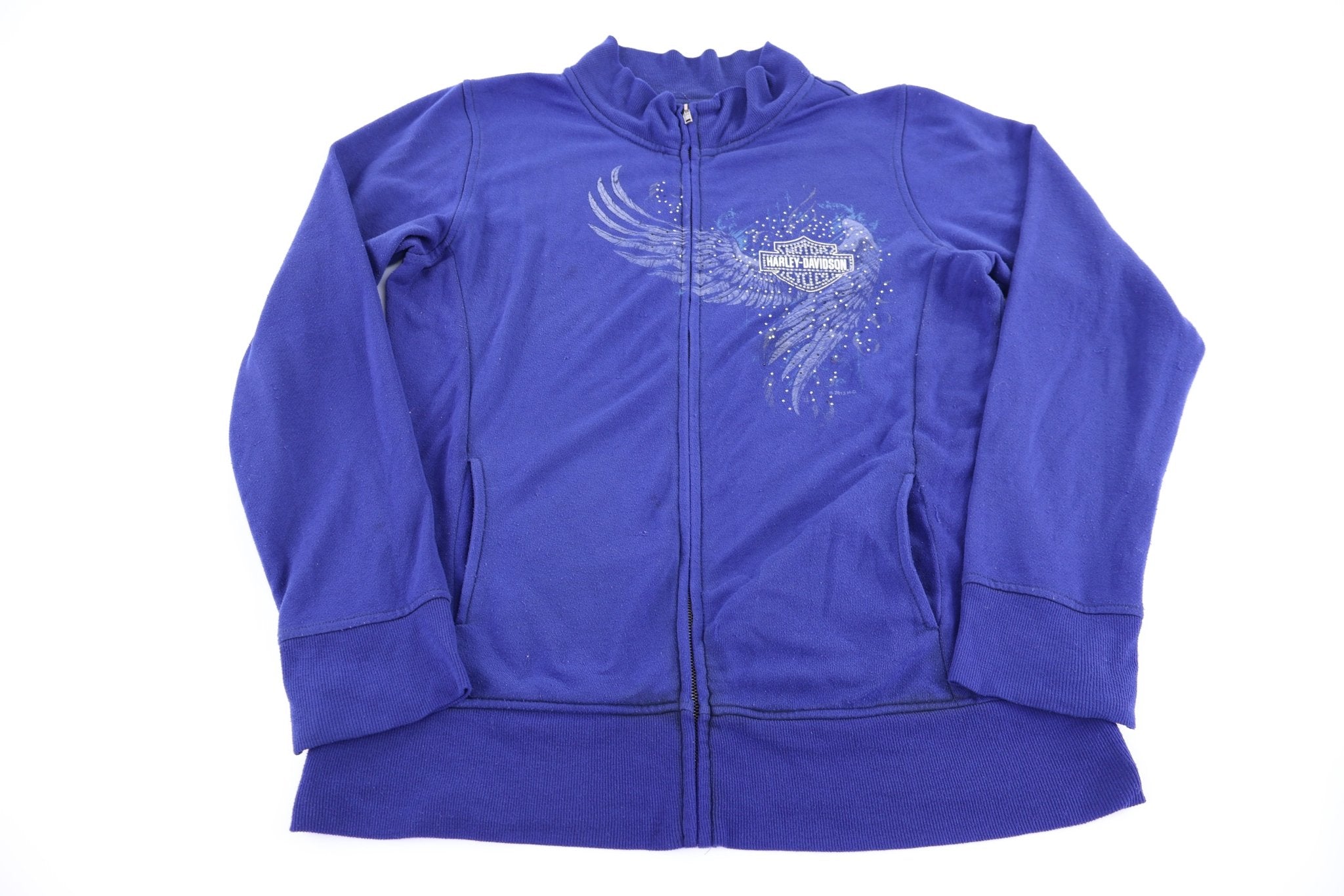 Women's Harley Davidson Motorcycles Full Zip Sweater - Sweater - Thrifted Threads