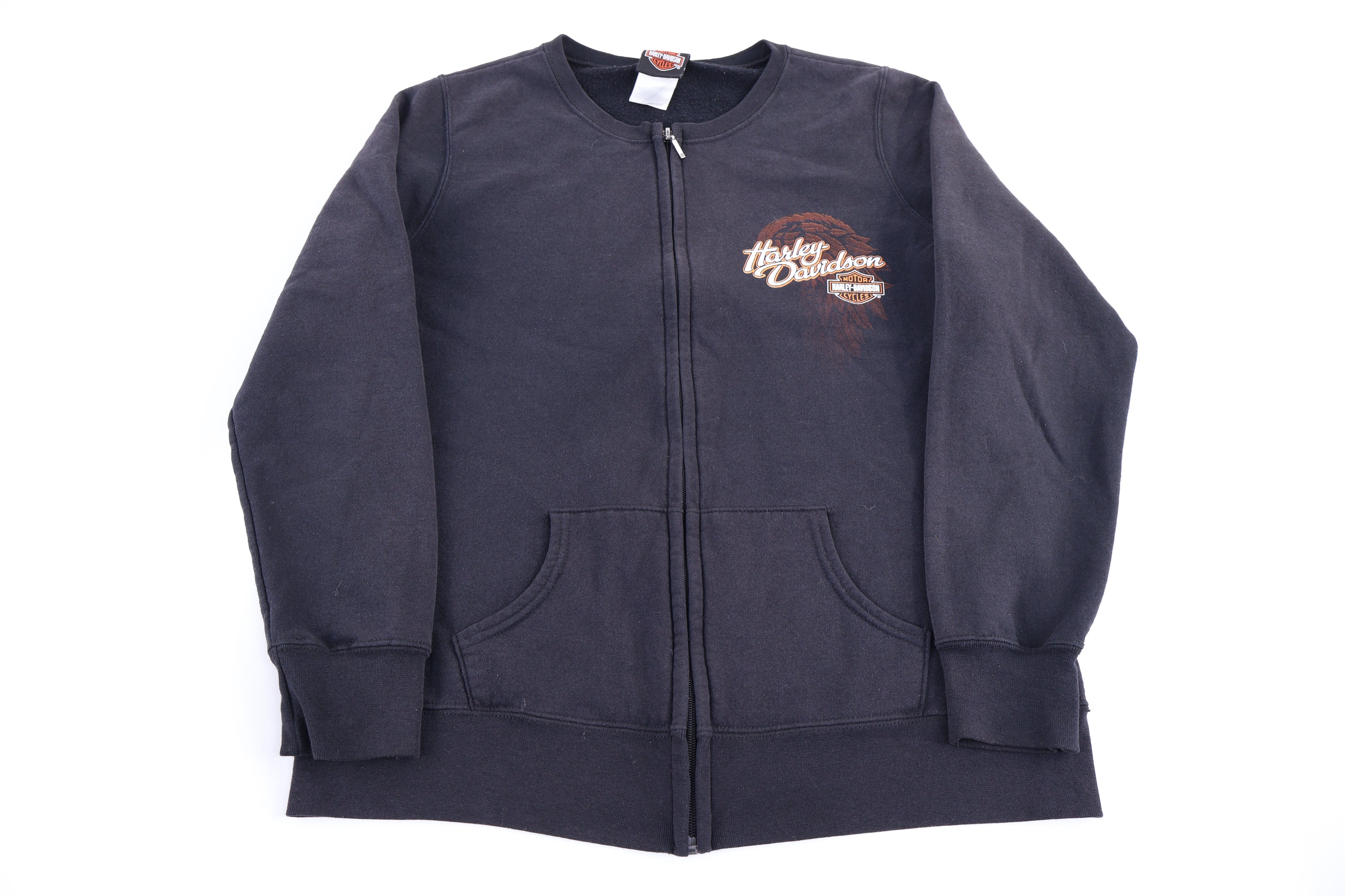 Women's Harley Davidson Motorcycles Full Zip Sweater - Sweater - Thrifted Threads