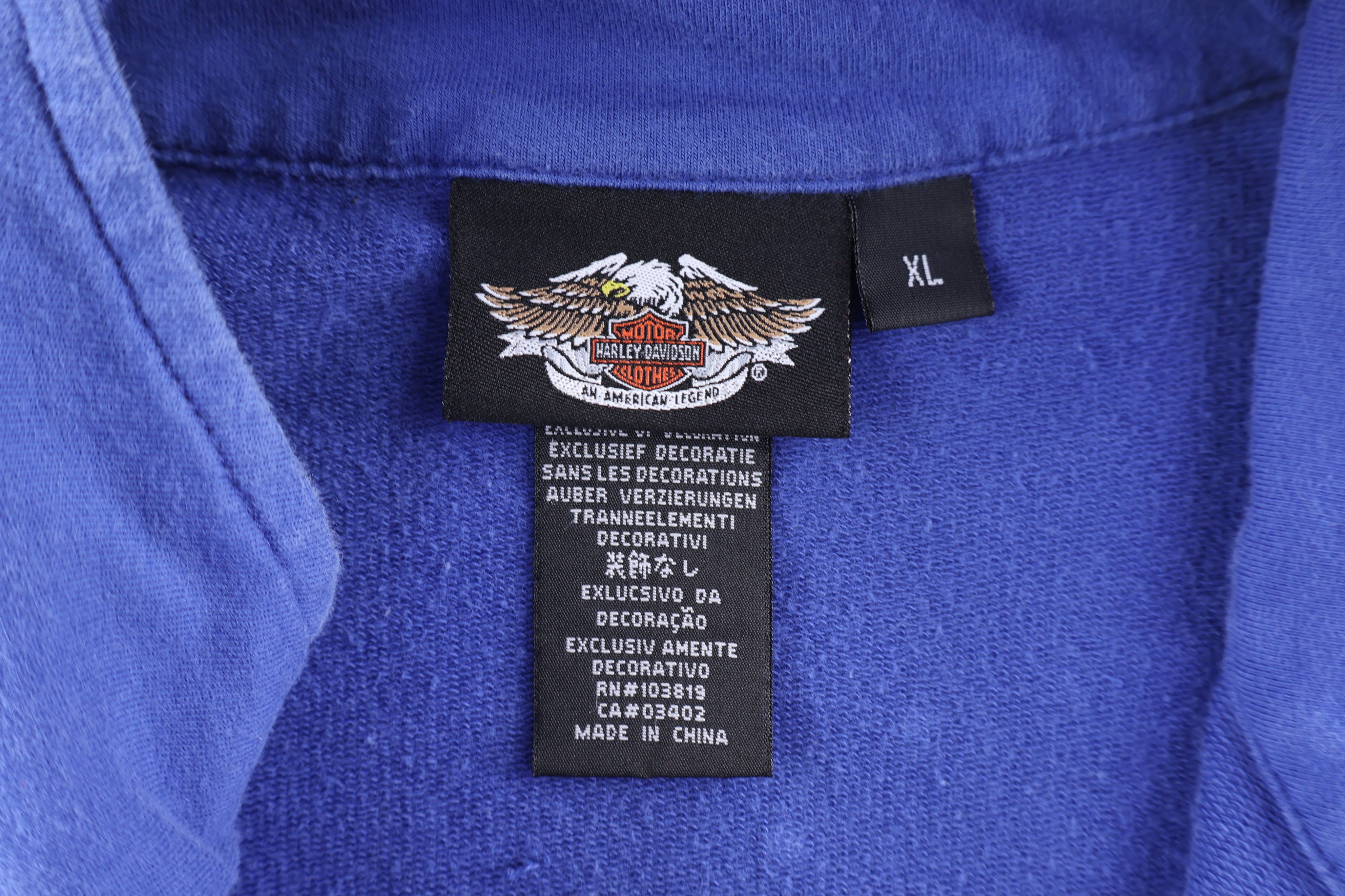 Women's Harley Davidson Motorcycles Full Zip Sweater - Sweater - Thrifted Threads