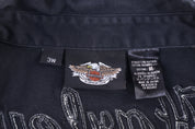 Women's Harley Davidson Motorcycles Full Zip Tank Top - Shirts & Tops - Thrifted Threads