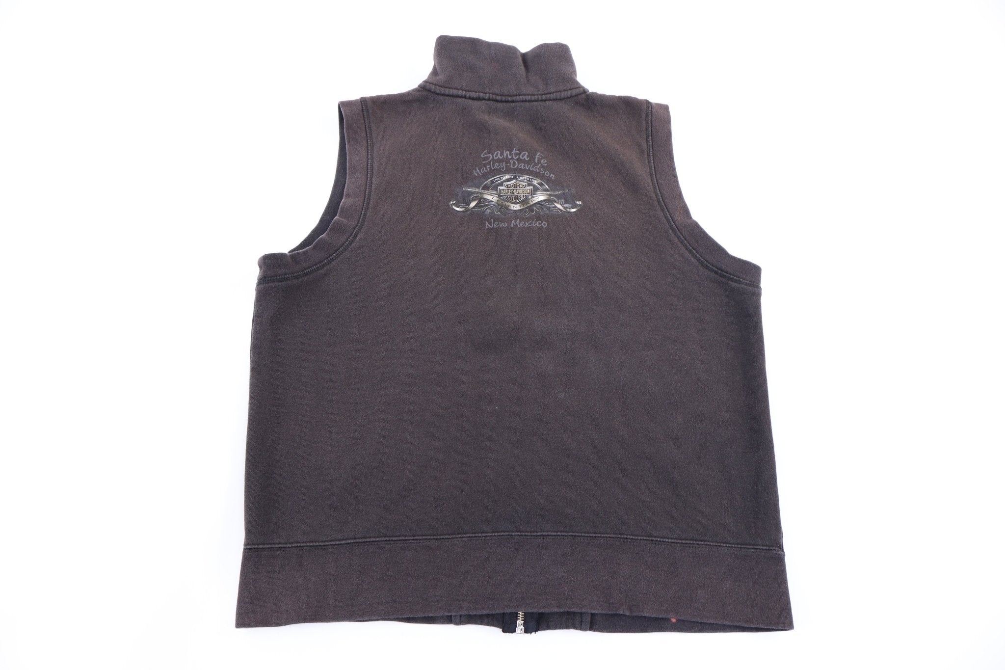 Women's Harley Davidson Motorcycles Full Zip Vest - Vest - Thrifted Threads