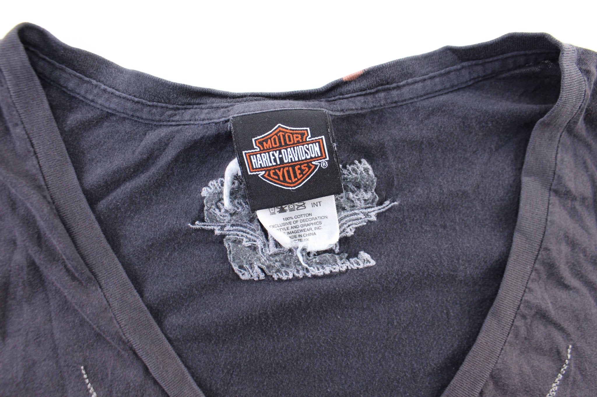 Women's Harley Davidson Motorcycles Lakewood, New Jersey T - Shirt - ThriftedThreads.com