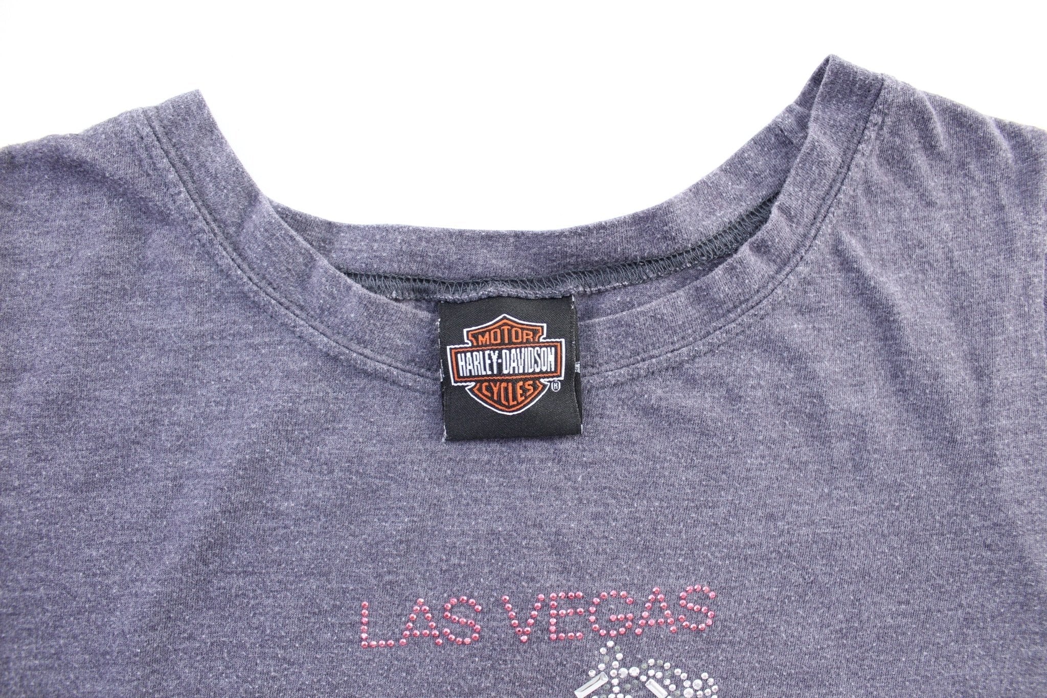 Women's Harley Davidson Motorcycles Las Vegas, Nevada T-Shirt - T-Shirt - Thrifted Threads