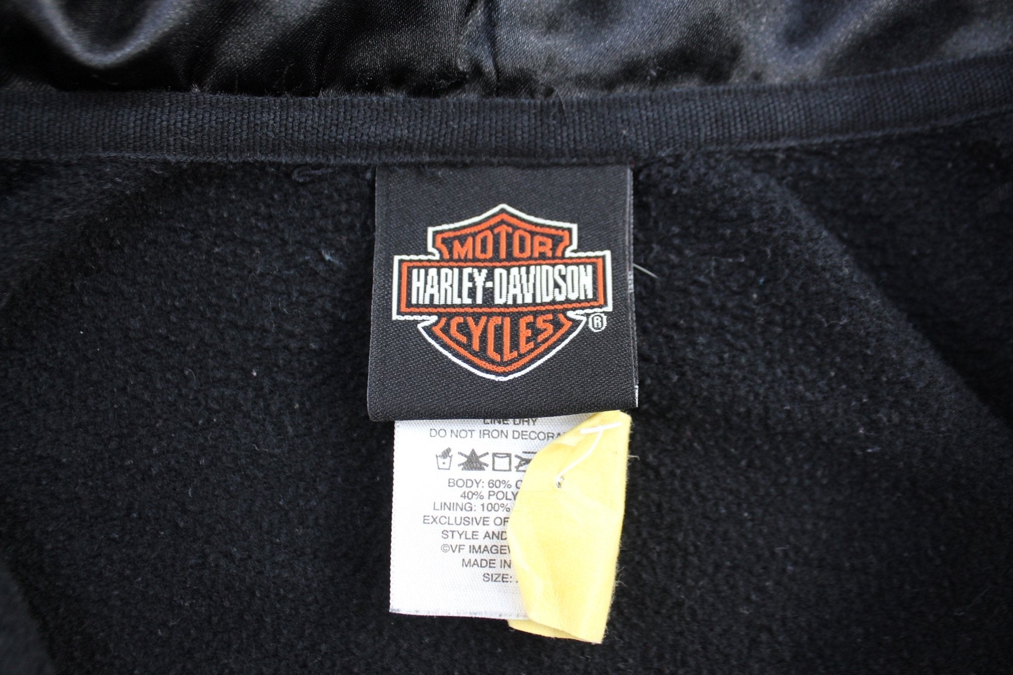 Women's Harley Davidson Motorcycles Las Vegas Nevada Zip Up Hoodie - Jackets - Thrifted Threads