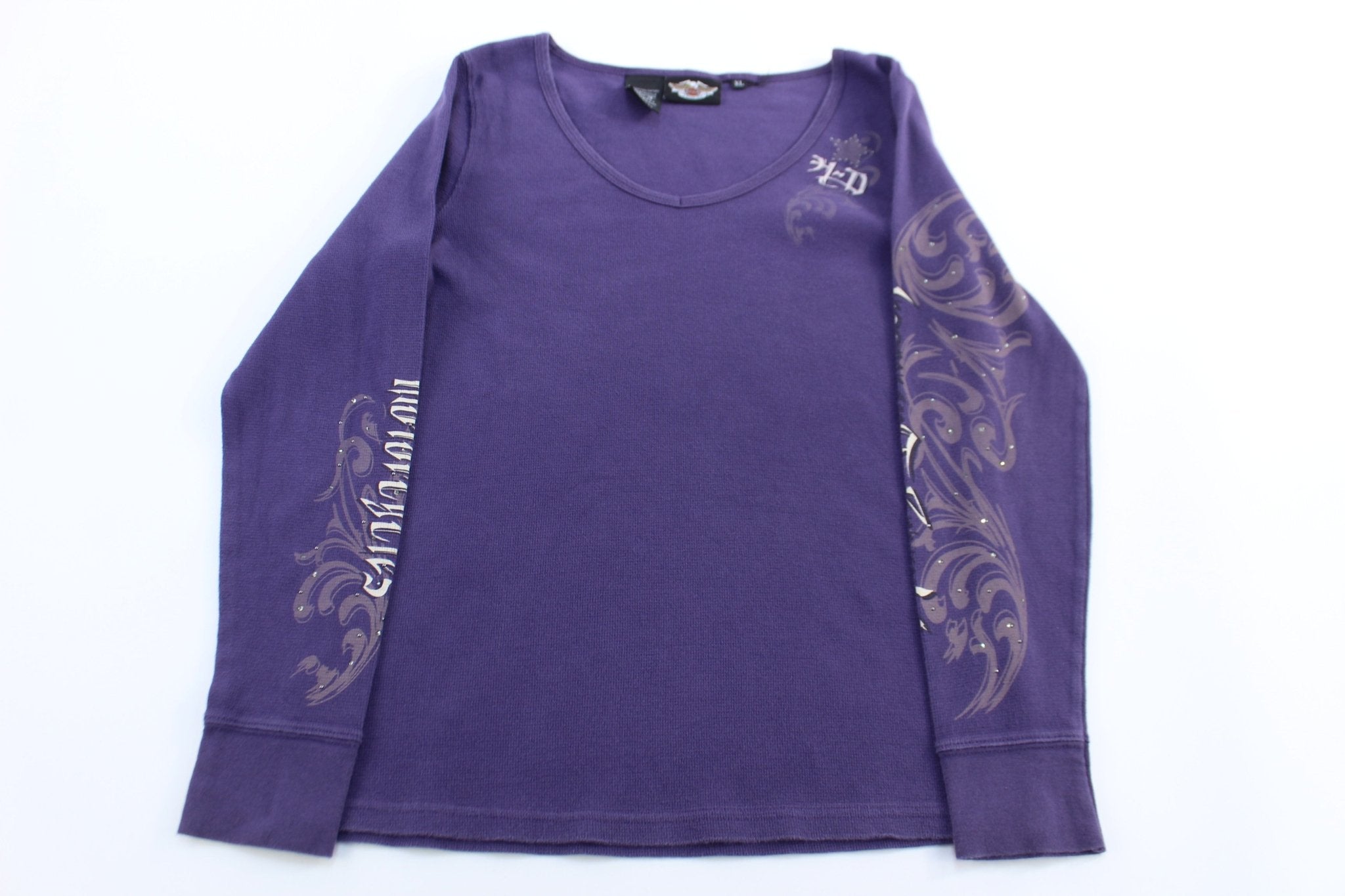 Women's Harley Davidson Motorcycles LS T-shirt - ThriftedThreads.com