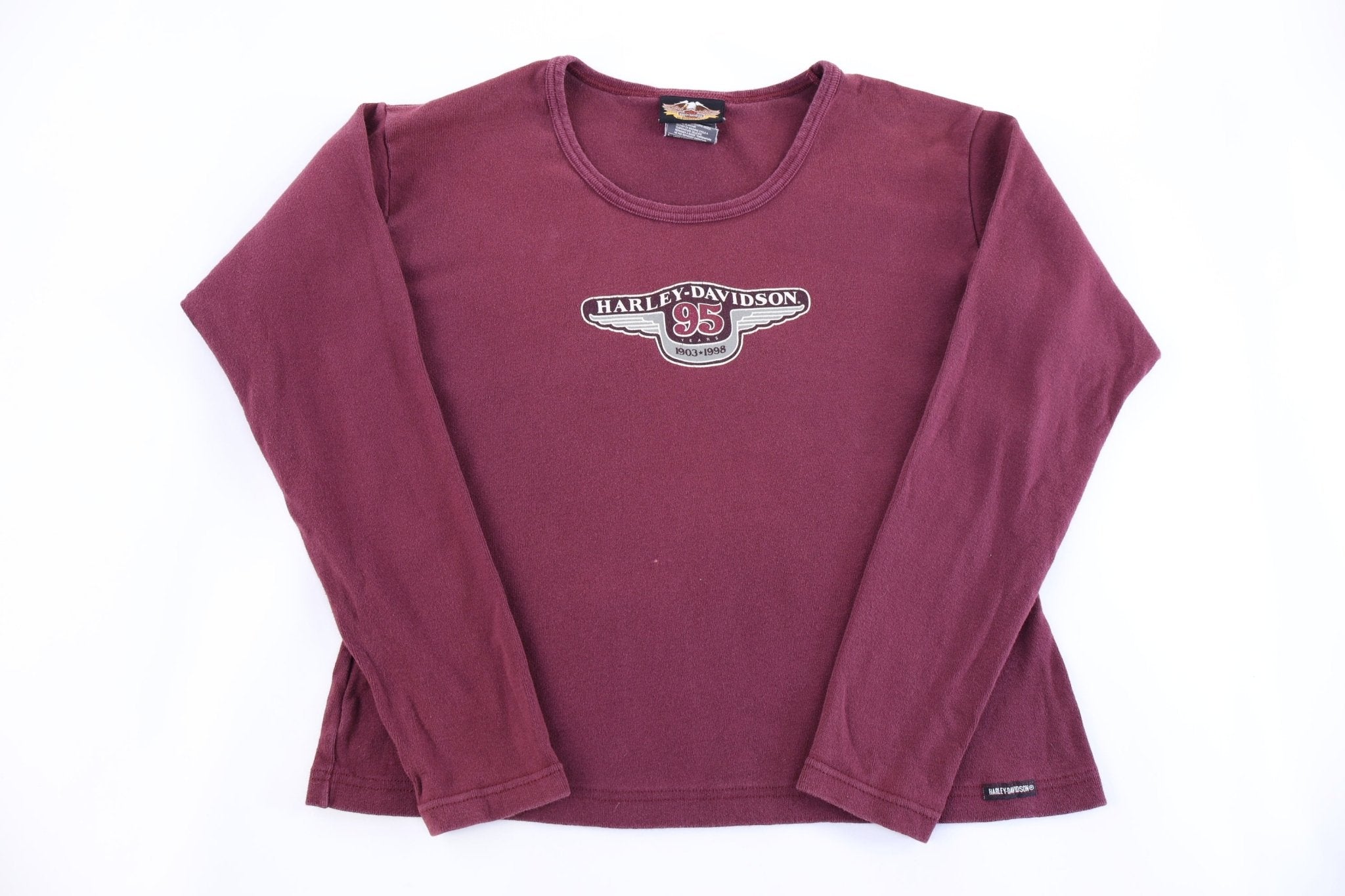 Women's Harley Davidson Motorcycles LS T-shirt - Shirts & Tops - Thrifted Threads