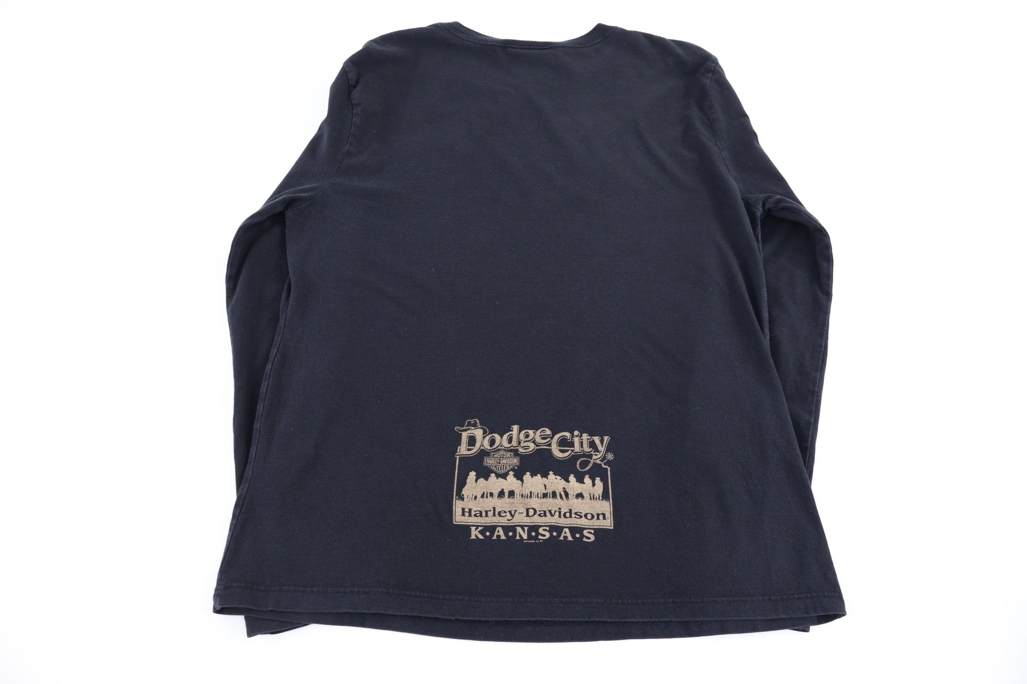 Women's Harley Davidson Motorcycles LS T-shirt - Shirts & Tops - Thrifted Threads