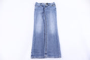 Women's Harley Davidson Motorcycles Medium Wash Denim Jeans - Pants - Thrifted Threads