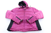 Women's Harley Davidson Motorcycles Pink & Black Hooded Jacket - ThriftedThreads.com