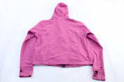Women's Harley Davidson Motorcycles Pink Zip Up Hoodie - ThriftedThreads.com