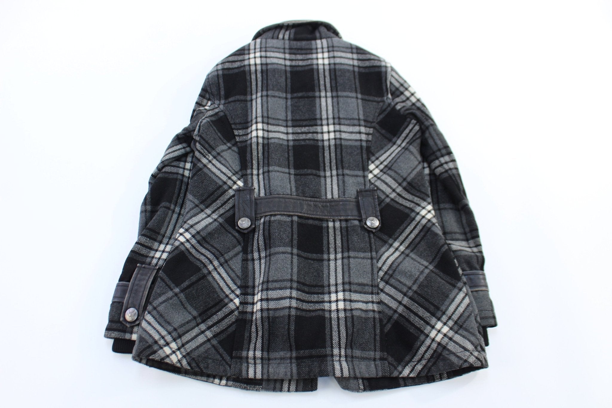 Women's Harley Davidson Motorcycles Plaid Coat - Jacket - Thrifted Threads