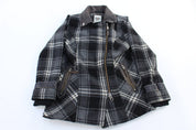 Women's Harley Davidson Motorcycles Plaid Coat - Jacket - Thrifted Threads